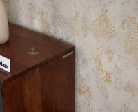 Albania Solid Wood Four Door Tv cabinet - Tv Cabinet - Furniselan - Slate-Grey