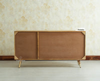 Boston Solid Wood Three-Door Sideboard Cabinet Furniselan Natural Finish