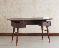 Hosur Solid Mango Wood Two Drawer Study Table Furniselan