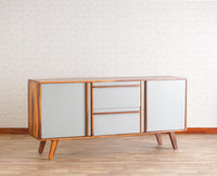 Louis Large Sideboard Cabinet - Sideboard - Furniselan -  Cool-Grey