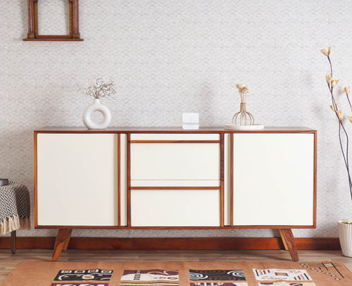 Louis Large Sideboard Cabinet - Sideboard - Furniselan - Frosty-White