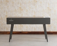 Bengaluru Solid Wood 3 Drawer Study Laptop Table - Console Table - Furniselan - Slate-Grey