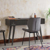 Bengaluru Solid Wood 3 Drawer Study Laptop Table with Chair Furniselan Slate-Grey