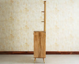 Boston Solid Wood Rattan Cane Dressing Table Furniselan Natural Finish