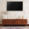 Wilson Solid Wood Four TV Cabinet Cabinet Furniselan-Brown-Finish