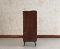 Brussels Wooden Two Door Cabinet Furniselan - Grey-Finish