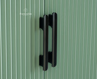 Bengaluru Solid Wood Two Door Wardrobe Furniselan silt green