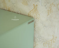 Bengaluru Solid Wood Two Door Wardrobe Furniselan silt green