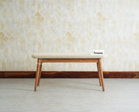 Antilia Wooden Four Seater Dining set with Two Chairs and Bench With 
Cushion
Natural Finish