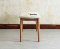 Antilia Wooden Four Seater Dining set with Two Chairs and Bench With 
Cushion
Natural Finish