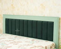 Bengaluru Solid Wood King Size Bed in Storage Box - Furniselan Silt Green
