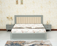 Bengaluru Solid Wood King Size Bed in Storage Box - Furniselan Cool Grey