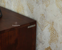 Italy Wooden One Door Nightstand Bedside Table Furniselan Grey Finish