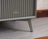 Bengaluru Solid Wood Two Door Wardrobe - Wardrobes & Cabinets - Furniselan - Cool Grey