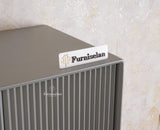 Bengaluru Solid Wood Two Door Wardrobe - Wardrobes & Cabinets - Furniselan - Cool Grey