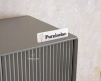 Bengaluru Solid Wood Two Door Wardrobe Furniselan Cool Grey