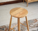 Boston Solid Wood Kitchen Bar Stool Furniselan Natural Finish 