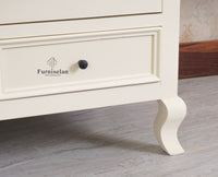 Mumbai Solid Wood Two Door Wardrobe Furniselan Frosty White