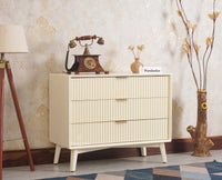 Bengaluru Solid Wood Three Drawer Chest of Drawer Furniselan