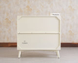 Bengaluru Solid Wood Two Door Cabinet Sideboard - Sideboard - Furniselan Frosty White