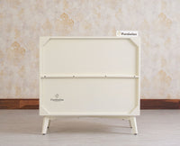 Bengaluru Solid Wood Two Door Cabinet Sideboard Furniselan Frosty White