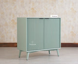 Bengaluru Solid Wood Two Door Cabinet Sideboard - Sideboard - Furniselan Silt Green