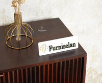 Manhattan Solid Wood Shoe Rack Two Door Furniselan Grey Finish