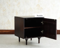 Horniman Circle Wooden One Door Bedside Table Nightstand