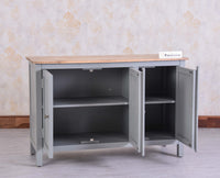 Spain Solid Mango Wood Sideboard Cabinet- Three Doors Furniselan