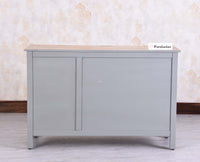 Spain Solid Mango Wood Sideboard Cabinet- Three Doors Furniselan