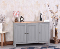 Spain Solid Mango Wood Sideboard Cabinet- Three Doors Furniselan