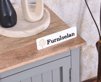 Spain Solid Mango Wood Sideboard Cabinet- Three Doors Furniselan