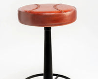 Marlow Leather Bar Stool - Brown