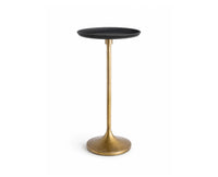 Nova Aluminum Side Table - Antique Brass