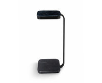 Vero C-Shaped Dark Emperador Marble Table with Metal - Black