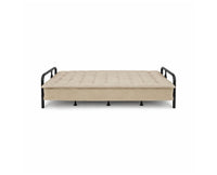 Lennox Tufted Convertible Sofa Bed -  Brown