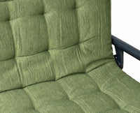Lennox Tufted Convertible Sofa Bed -  Olive Green