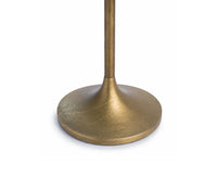 Nova Aluminum Side Table - Antique Brass