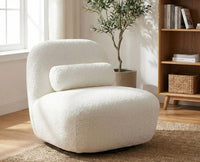 Adrienne Bell Chair – Modern Upholstered Bell Chair for Home &  Café White