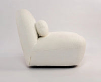Adrienne Bell Chair – Modern Upholstered Bell Chair for Home &  Café White