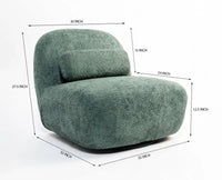 Adrienne Bell Chair – Modern Upholstered Bell Chair for Home &  Café Dusty Green