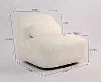 Adrienne Bell Chair – Modern Upholstered Bell Chair for Home &  Café White