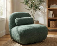Adrienne Bell Chair – Modern Upholstered Bell Chair for Home &  Café Dusty Green