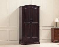 Ajmer Royal Arc Sheesham Wood Wardrobe - Wardrobes & Cabinets - Furniselan - Rosewood - Finish
