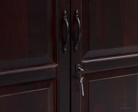 Ajmer Royal Arc Sheesham Wood Wardrobe - Wardrobes & Cabinets - Furniselan - Rosewood - Finish
