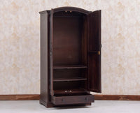 Ajmer Royal Arc Sheesham Wood Wardrobe - Wardrobes & Cabinets - Furniselan - Rosewood - Finish
