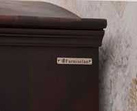 Ajmer Royal Arc Sheesham Wood Wardrobe - Wardrobes & Cabinets - Furniselan - Rosewood - Finish
