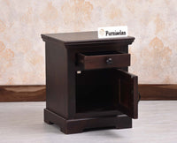 Ajmer Royal Sheesham Wood Bedside Table - Furniselan - Rosewood - Finish