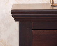 Ajmer Royal Sheesham Wood Bedside Table - Furniselan - Rosewood - Finish