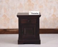 Ajmer Royal Sheesham Wood Bedside Table - Furniselan - Rosewood - Finish